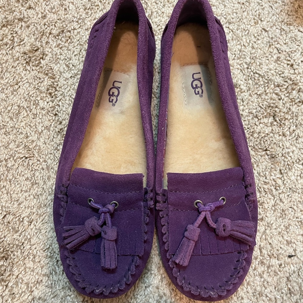 Ugg purple moccasins